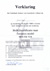 Company certificate EN729
