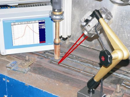 Bepalen t8/5 middels WeldScanner met infrarood thermometer